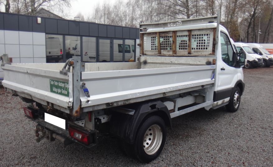 Ford TRANSIT MK8 wywrotka 2016 duży kiper 320cm bliźniacze koła 3500kg na haku zdjęcie 4