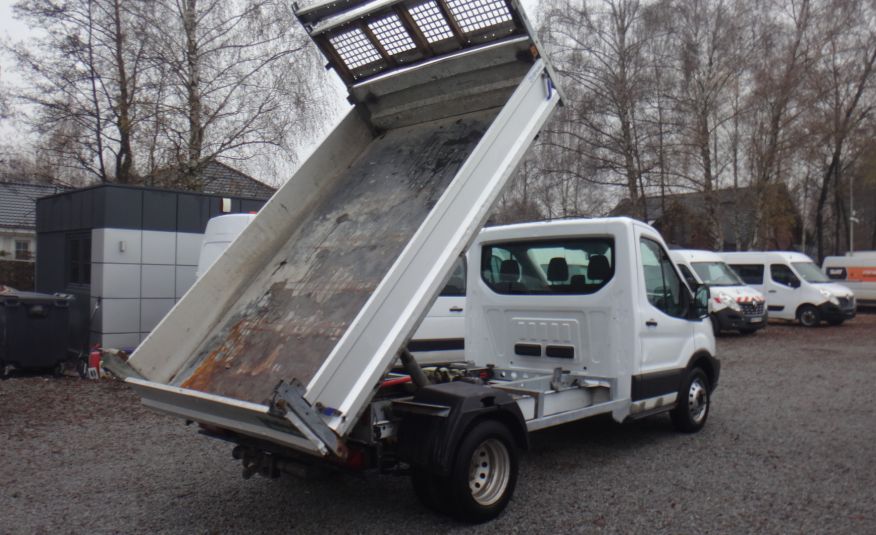 Ford TRANSIT MK8 wywrotka 2016 duży kiper 320cm bliźniacze koła 3500kg na haku zdjęcie 11