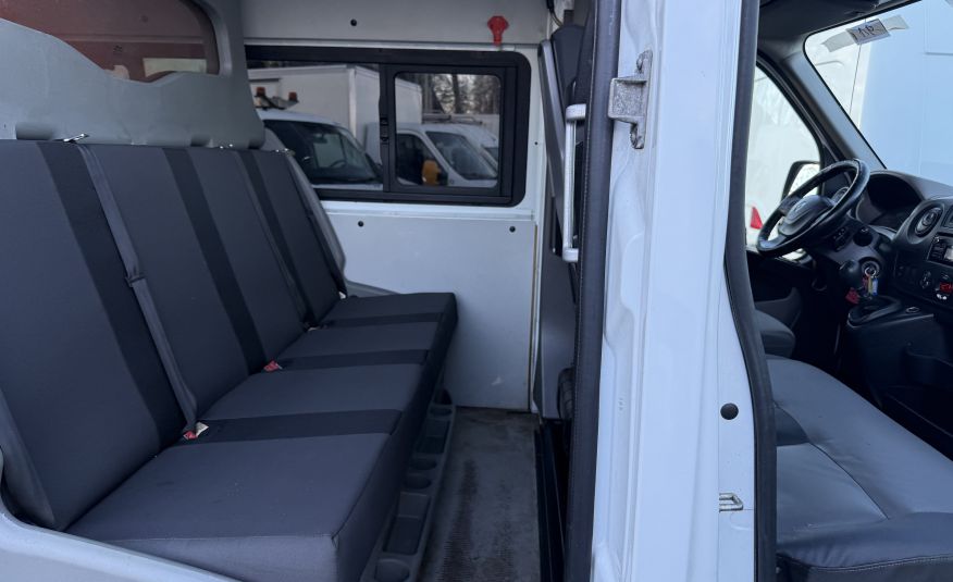 Renault MASTER L3H2 MAX 2015 brygadówka doka dubel kabina 7-os zarejestriwany w PL zdjęcie 6