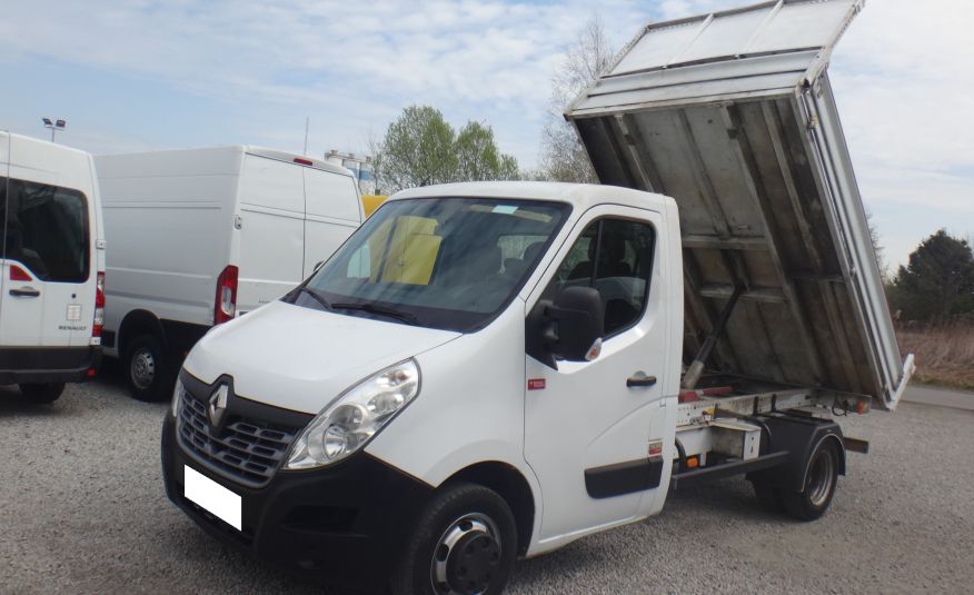 Renault MASTER LIFT wywrotka bliźniacze koła duży kiper 3500kg na haku 2018r zarejestrowany w Polsce zdjęcie 1