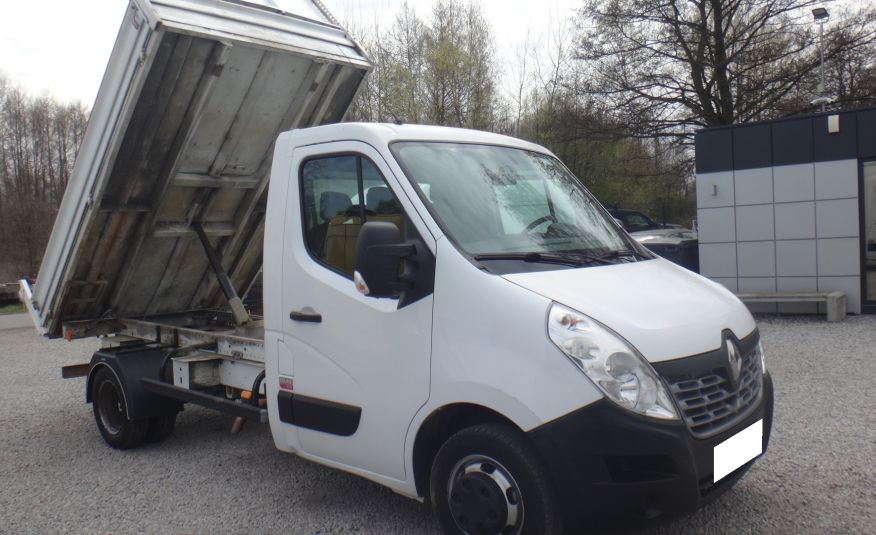 Renault MASTER LIFT wywrotka bliźniacze koła duży kiper 3500kg na haku 2018r zarejestrowany w Polsce zdjęcie 3