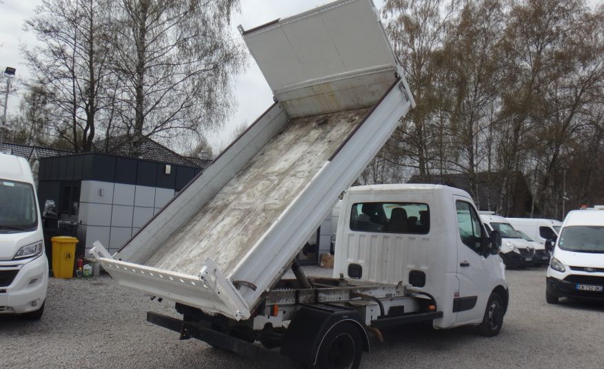 Renault MASTER LIFT wywrotka bliźniacze koła duży kiper 3500kg na haku 2018r zarejestrowany w Polsce zdjęcie 4