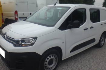 Citroen LIFT BERLINGO L2H1 LONG 2020 klima pdc brygadówka doka dubel kabina 5-osób ŁADNY