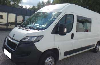 Peugeot LIFT BOXER L3H2 MAX 2017 brygadówka doka duel kabina 7-os klima pdc tempomat