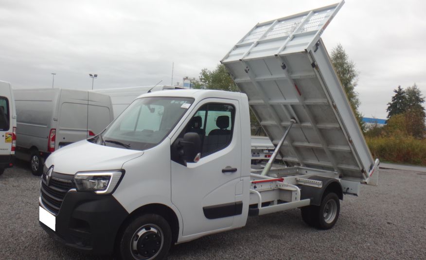 Renault MASTER wywrotka doka bliźniacze koła jak nowy 16tys km 2024 klima LED hak 3500kg